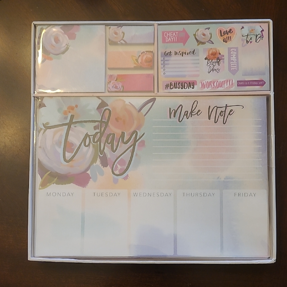 Recollections Floral Home Office Planner - Multicolor